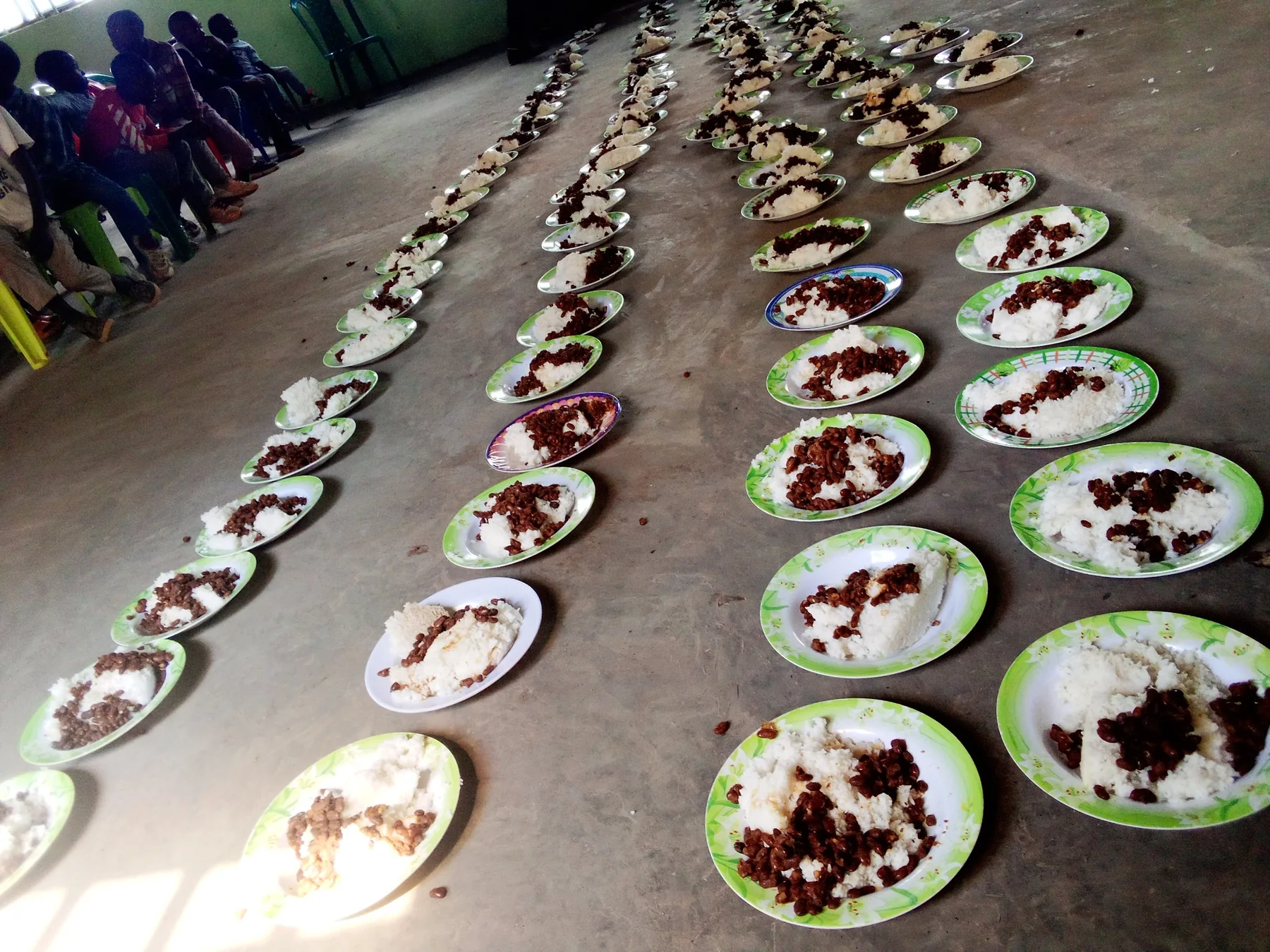 Repas préparés dans le cadre d'une activité d'assistance