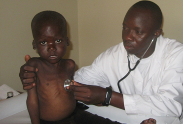 Consultation médicale d'un enfant